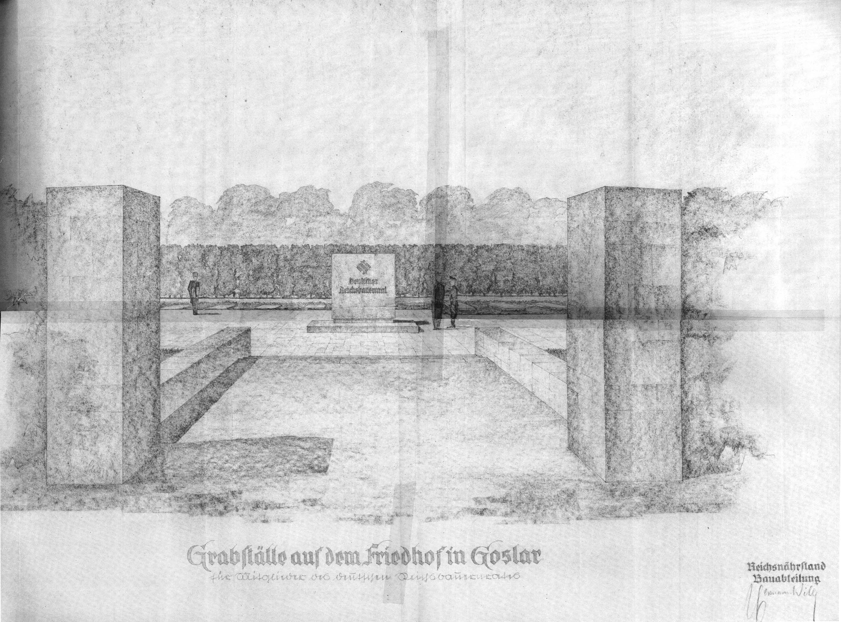 Pläne der RBR-Grabstätte