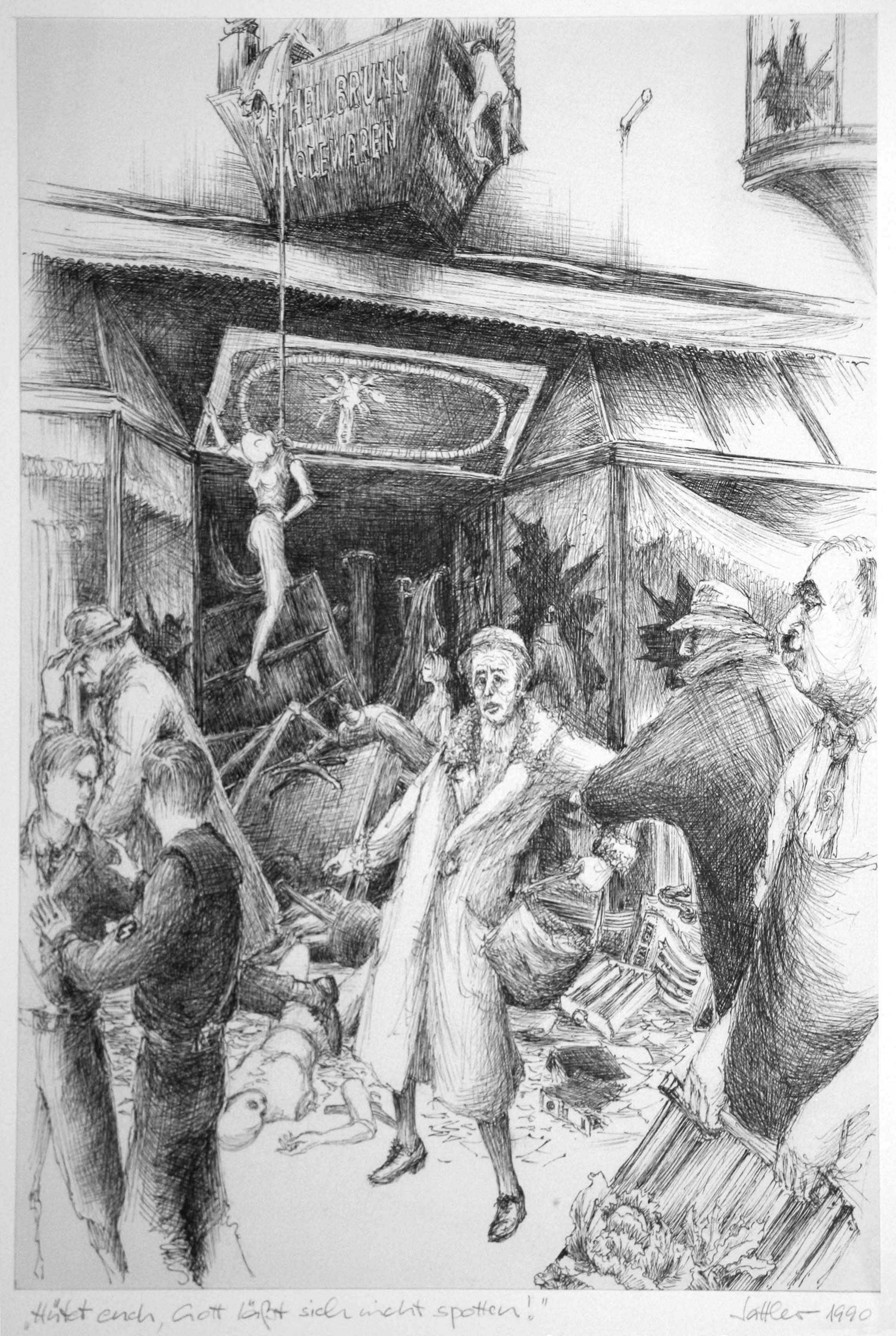 Bild des Goslarer Künstlers Rudolf Sattler